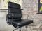 Soft Pad Chair Ea 219 par Charles & Ray Eames pour Vitra en Cuir Noir 2