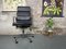 Soft Pad Chair Ea 219 by Charles & Ray Eames for Vitra in Black Leather, Image 5