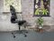 Soft Pad Chair Ea 219 by Charles & Ray Eames for Vitra in Black Leather, Image 8