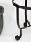 Antique English Copper Verdigris Planter on Wrought Iron Stand 7