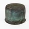 Antiker englischer Verdigris Übertopf aus Kupfer auf Gestell aus Schmiedeeisen 6