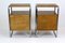 Bauhaus Chromed Tubular Steel Nightstands attributed to Robert Slezak, 1940s, Set of 2 9