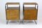 Bauhaus Chromed Tubular Steel Nightstands attributed to Robert Slezak, 1940s, Set of 2, Image 9