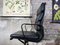 Sedia Soft Pad Ea 219 di Charles & Ray Eames per Vitra in pelle nera, Immagine 15