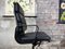 Sedia Soft Pad Ea 219 di Charles & Ray Eames per Vitra in pelle nera, Immagine 9