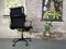 Soft Pad Chair Ea 219 par Charles & Ray Eames pour Vitra en Cuir Noir 10