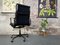 Soft Pad Chair Ea 219 by Charles & Ray Eames for Vitra in Black Leather 12
