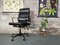 Soft Pad Chair Ea 219 by Charles & Ray Eames for Vitra in Black Leather 16