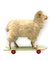 Folk Art Sheep Rolling Toy, Early 20th Century, Image 5