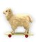 Folk Art Sheep Rolling Toy, Early 20th Century 9