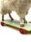 Folk Art Sheep Rolling Toy, Early 20th Century 12