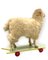 Juguete con ruedas de oveja de arte popular, de principios del siglo XX, Imagen 17