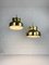 Bumling Pendant Lamps in Brass by Anders Pehrson for Ateljé Lyktan, 1960s, Set of 2 3