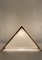 Lámpara de mesa piramidal italiana de latón dorado de Christos, 1970, Imagen 12
