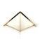 Italian Golden Brass Pyramidal Table Lamp from Christos, 1970 23