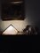Lámpara de mesa piramidal italiana de latón dorado de Christos, 1970, Imagen 22