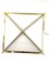 Italienische Pyramidenförmige Tischlampe aus goldenem Messing von Christos, 1970 16