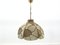Ceiling Lamp in Suede Patchwork, 1970s 1