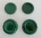 Art Deco Green Glass Paste Boxes, 1930s, Set of 2, Image 2