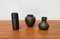 Mid-Century German Minimalist Wormser Terra-Sigillata Pottery Vases, 1960s, Set of 3 2