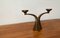 Mid-Century Brutalist German Bronze Candleholder from Harjes, 1960s 11