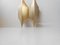 Danish Modernist Sculptural Gothic II Brass Sconce from Lyfa, 1960s 4