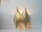 Danish Modernist Sculptural Gothic II Brass Sconce from Lyfa, 1960s 6