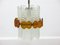 Glass Ceiling Lamp, 1970s 8