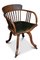 American Spindle-Backed Office Chair in Oak, 1890s 7