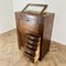 Large Vintage Industrial Workshop Cabinet with Brass Handles and Glass Top, 1920s, Image 2