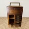 Large Vintage Industrial Workshop Cabinet with Brass Handles and Glass Top, 1920s 11