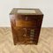 Large Vintage Industrial Workshop Cabinet with Brass Handles and Glass Top, 1920s, Image 1