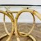 Mid-Century Bamboo and Glass Coffee Table, 1970s 8