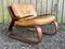 Mid-Century Danish Space Age Lounge Chair in Leather and Rosewood, 1970s, Image 4