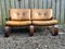Mid-Century Danish Space Age Sofa in Leather and Rosewood, 1970s 2