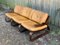 Mid-Century Danish Space Age Sofa in Leather and Rosewood, 1970s, Image 5