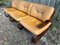 Mid-Century Danish Space Age Sofa in Leather and Rosewood, 1970s, Image 3