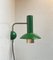 Dänische moderne verstellbare grüne Wandlampe von Louis Poulsen, 1970er 2