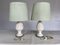 Lampes de Bureau Artichaut Vintage en Céramique, 1970s, Set de 2 1