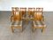 Mid-Century Modern Dining Table and Chairs, 1980s, Set of 7, Image 16
