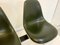 Banco en tándem de fibra de vidrio con asiento de cuero de Charles & Ray Eames para Herman Miller, años 60, Imagen 9