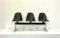 Banco en tándem de fibra de vidrio con asiento de cuero de Charles & Ray Eames para Herman Miller, años 60, Imagen 18