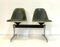 Tandem Bench in Fiberglas and Leather Seat by Charles & Ray Eames for Herman Miller, 1960s, Image 19