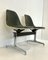 Tandem Bench in Fiberglas and Leather Seat by Charles & Ray Eames for Herman Miller, 1960s 13