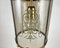 Vintage Lantern in Glass and Metal, 1980s 7