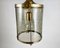 Vintage Lantern in Glass and Metal, 1980s, Image 2