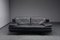 Postmodern Leather Sleeping Sofa, 1980s, Image 1