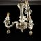 Porcelain Chandelier in Rococo Style from Capodimonte 1