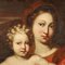 Bolognese School Artist, Madonna mit Kind, Öl auf Leinwand, 1700er, gerahmt 3