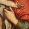 Bolognese School Artist, Madonna mit Kind, Öl auf Leinwand, 1700er, gerahmt 6